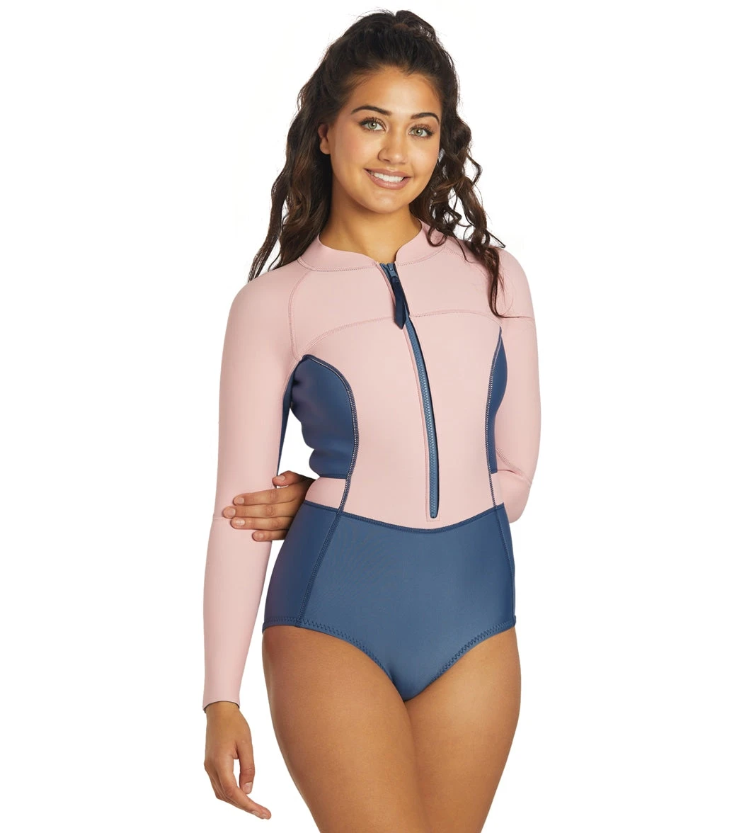 Level Six Women's 1.2mm Neoprene Mystique Front Zip Long Sleeve One Piece Swimsuit 4 Level Six Women's 1.2mm Neoprene Mystique Front Zip Long Sleeve One Piece Swimsuit - Image 2