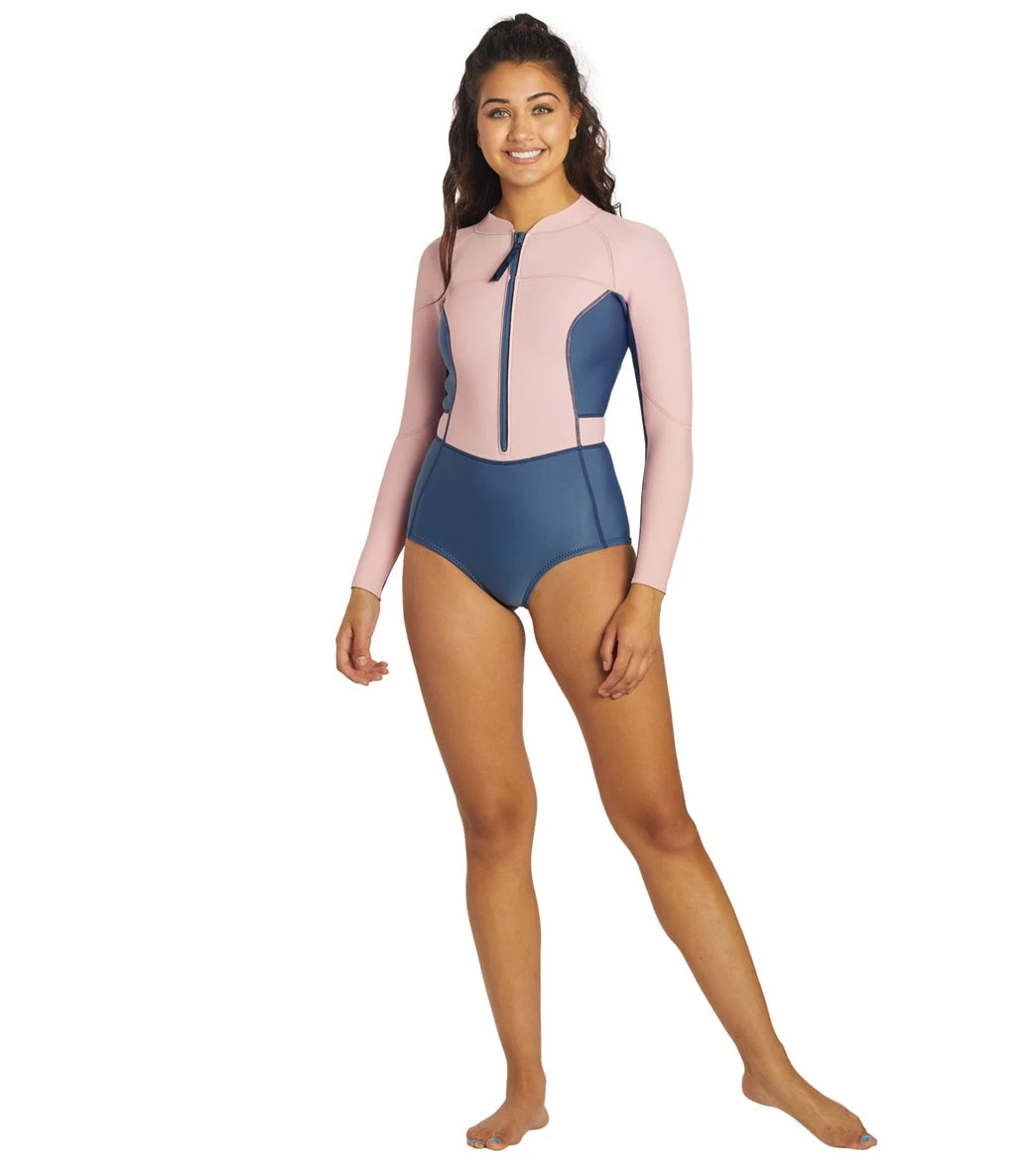 Level Six Women's 1.2mm Neoprene Mystique Front Zip Long Sleeve One Piece Swimsuit 6 Level Six Women's 1.2mm Neoprene Mystique Front Zip Long Sleeve One Piece Swimsuit - Image 4