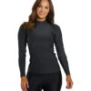 Level Six Women's Sombrio Long Sleeve Neoprene Rashguard 1 Level Six Women's Sombrio Long Sleeve Neoprene Rashguard -Swimming Equipment Store 7363720282280 blackheather 1a