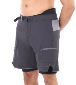 Level Six Men's Pro Guide 0.5mm Neoprene Lined Shorts -Swimming Equipment Store 7363721527464 black 4a