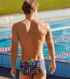 Funky Trunks Men's Love Funky Sidewinder Square Leg Swimsuit -Swimming Equipment Store 7394937372840 lovefunky 6a