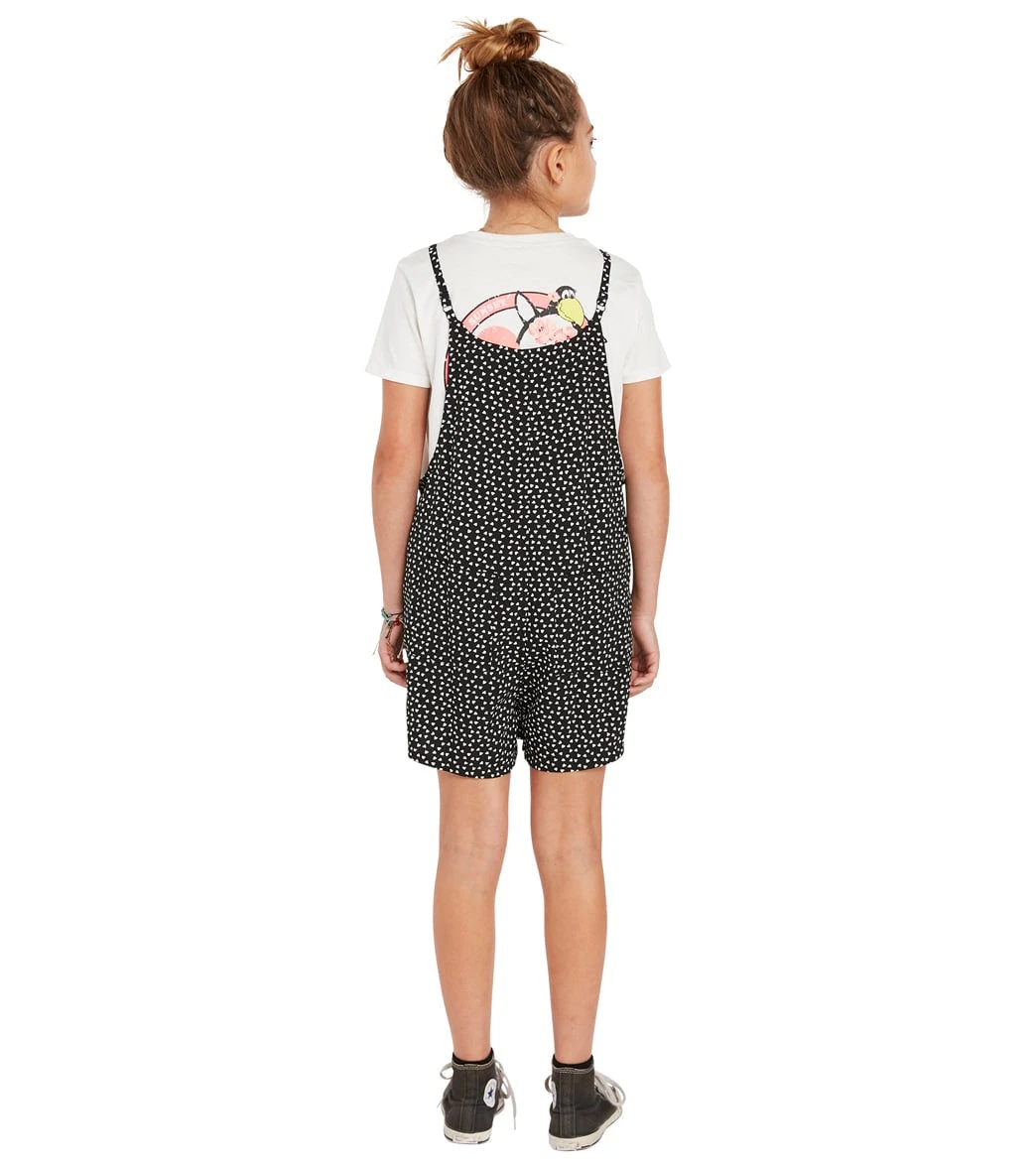 Volcom Girls' Frondly Fire Romper (Little Kid, Big Kid) 4 Volcom Girls' Frondly Fire Romper (Little Kid, Big Kid) - Image 2