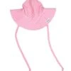 Girls' Preppy Pink Stripe UPF 50+ Floppy Hat -Swimming Equipment Store 7408499196072 preppypinkstripe 1a