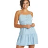 Roxy Women's Beach Hangs Dress -Swimming Equipment Store 7428432625832 powderblue 1a