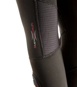 Men's 5mm Space Back Zip Fullsuit Wetsuit -Swimming Equipment Store 7429463638184 black 4a