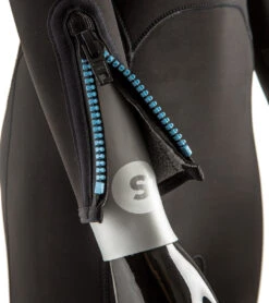 Women's 5mm Space Back Zip Fullsuit Wetsuit 17 Women's 5mm Space Back Zip Fullsuit Wetsuit -Swimming Equipment Store 7429463703720 black 7a