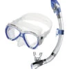 Adult Elba Dry Snorkel Set -Swimming Equipment Store 7429464850600 blueclear 1a