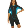 Seac 2MM Women's Ciao Springsuit Wetsuit -Swimming Equipment Store 7431600898216 blacklightblue 1a