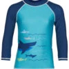 Boys' Sharky Long Sleeve UPF 50+ Rashguard (Baby, Toddler, Little Kid) -Swimming Equipment Store 7438199095464 sharky 1a