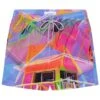 Men's Miami Beach Tower 2 Swim Trunks 2 Men's Miami Beach Tower 2 Swim Trunks -Swimming Equipment Store 7456047235240 multi 1a