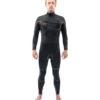 Dakine Men's 4/3mm Cyclone Chest Zip Fullsuit Wetsuit -Swimming Equipment Store 7463580762280 black 1a