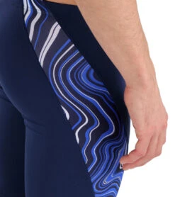 Arena Men's Marbled Jammer Swimsuit -Swimming Equipment Store 7468270846120 navynavymulti 5a