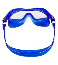 AQUASPHERE Vista Xp Open Water/Tri Mask -Swimming Equipment Store 7472379232424 clearlensbluewithbluestrap 4a