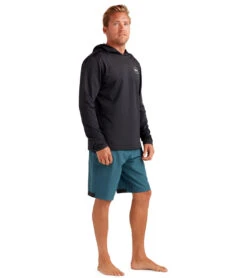 Dakine Men's Mission Hoodie Long Sleeve UPF 50 Surf Shirt -Swimming Equipment Store 7476053213352 black 4a