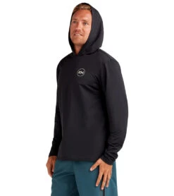 Dakine Men's Mission Hoodie Long Sleeve UPF 50 Surf Shirt -Swimming Equipment Store 7476053213352 black 5a