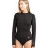 Dakine Women's HD Long Sleeve UPF 50 One Piece Swimsuit -Swimming Equipment Store 7476061503656 black 1a