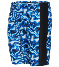 Men's Xtrasleek Surge Print Spliced Jammer Swimsuit