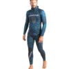 CRESSI 3.5mm Tokugawa Open Cell Hooded Two Piece Wetsuit -Swimming Equipment Store 7484568469672 bluecamo 1a