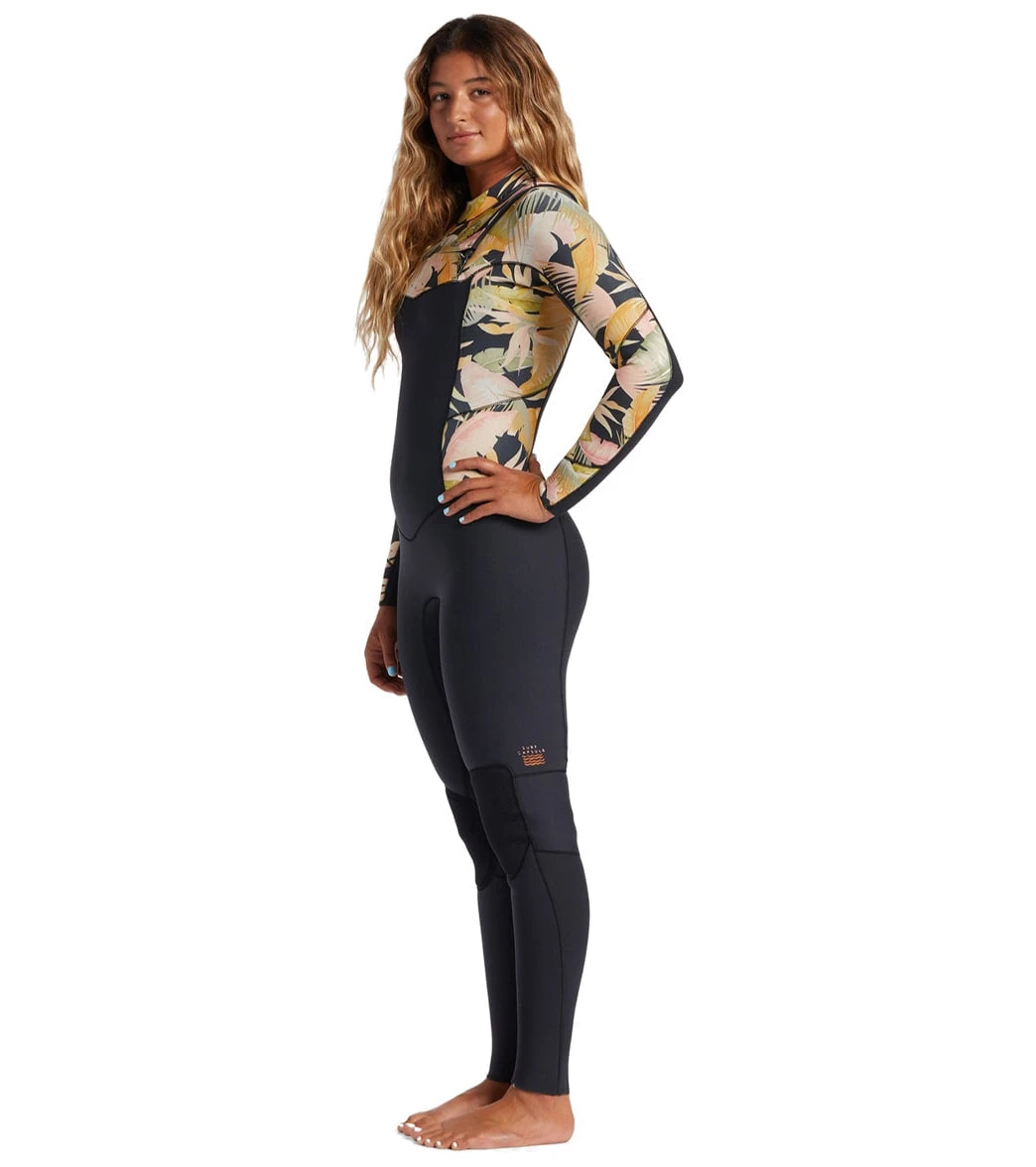 Billabong Women's 4/3mm Salty Dayz Chest Zip Fullsuit Wetsuit 4 Billabong Women's 4/3mm Salty Dayz Chest Zip Fullsuit Wetsuit - Image 2