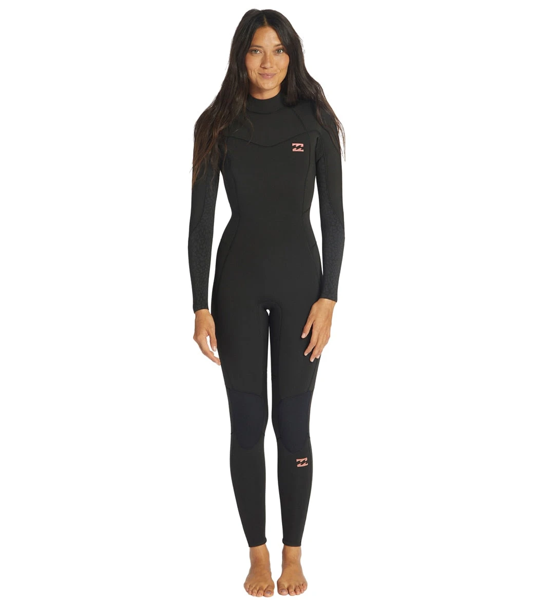 Billabong Women's 4/3mm Synergy Back Zip Fullsuit Wetsuit 3 Billabong Women's 4/3mm Synergy Back Zip Fullsuit Wetsuit