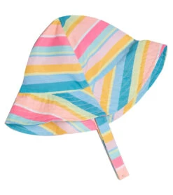 Girls' No Mondays Two Piece Short Sleeve Rashguard Set With Hat (Baby, Toddler) -Swimming Equipment Store 7494980108456 pink 3a