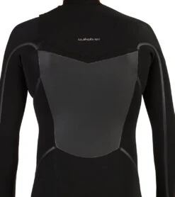 Quiksilver Men's 3/2mm Marathon Sessions Chest Zip Fullsuit Wetsuit -Swimming Equipment Store 7499286970536 black 3a