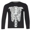 Volcom Boys' Skeleton Long Sleeve Rash Guard (Toddler, Little Kid) 2 Volcom Boys' Skeleton Long Sleeve Rash Guard (Toddler, Little Kid) -Swimming Equipment Store 7507603226792 black 1a