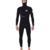 Rip Curl Men's 4/3mm E-Bomb Long Sleeve Zip Free Hooded Fullsuit Wetsuit -Swimming Equipment Store 7510130491560 black 1a