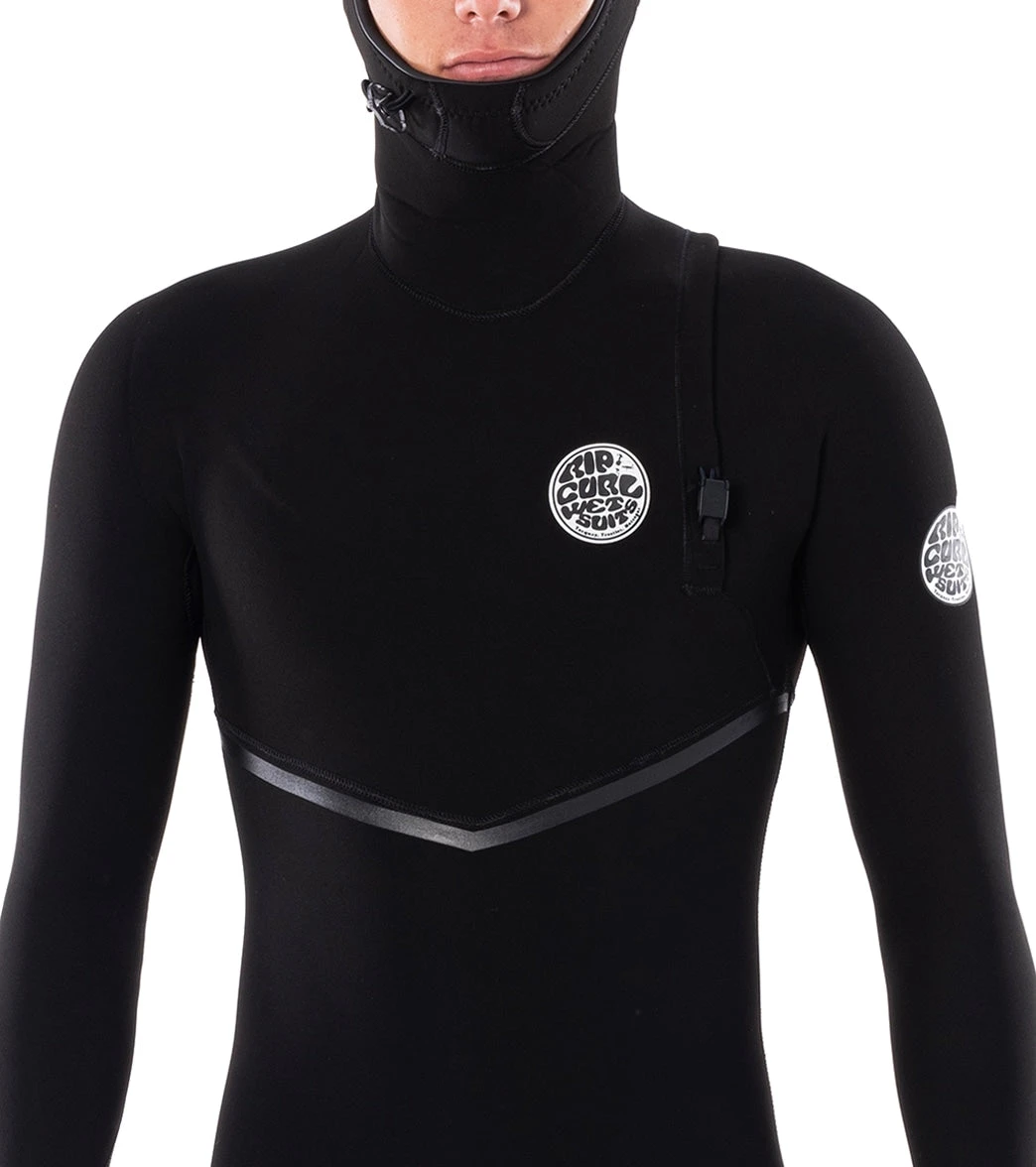 Rip Curl Men's 4/3mm E-Bomb Long Sleeve Zip Free Hooded Fullsuit Wetsuit 8 Rip Curl Men's 4/3mm E-Bomb Long Sleeve Zip Free Hooded Fullsuit Wetsuit - Image 6