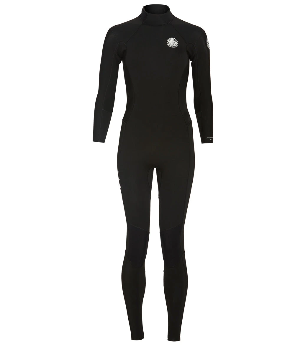 Rip Curl Women's 3/2mm Dawn Patrol Long Sleeve Back Zip Fullsuit Wetsuit 3 Rip Curl Women's 3/2mm Dawn Patrol Long Sleeve Back Zip Fullsuit Wetsuit