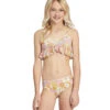 Billabong Girls' Aint She A Beaut Ruffle Two Piece Bikini Set (Little Kid, Big Kid) -Swimming Equipment Store 7555257335976 multi 1a