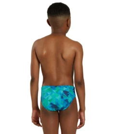 Fractalicious Swim Brief Swimsuit Youth (22 - 28) -Swimming Equipment Store 7595562074280 bluegreen 4a