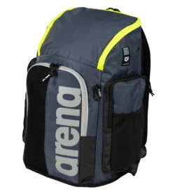 Arena Spiky III 45 Backpack -Swimming Equipment Store 7599092793512 navyneonyellow 4a