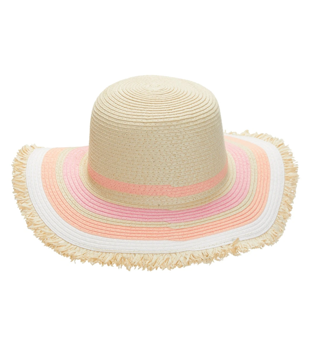 Girls' Peachy Striped Sunhat 4 Girls' Peachy Striped Sunhat - Image 2