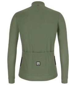 Santini Men's Gravel Thermal Off Road Jersey -Swimming Equipment Store 7609137266856 militarygreen 3a