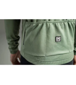 Santini Men's Gravel Thermal Off Road Jersey -Swimming Equipment Store 7609137266856 militarygreen 5a