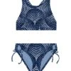 Splendid Girls' Indigo Two Piece Bikini Set (Big Kid) -Swimming Equipment Store 7611105738920 navy 1a