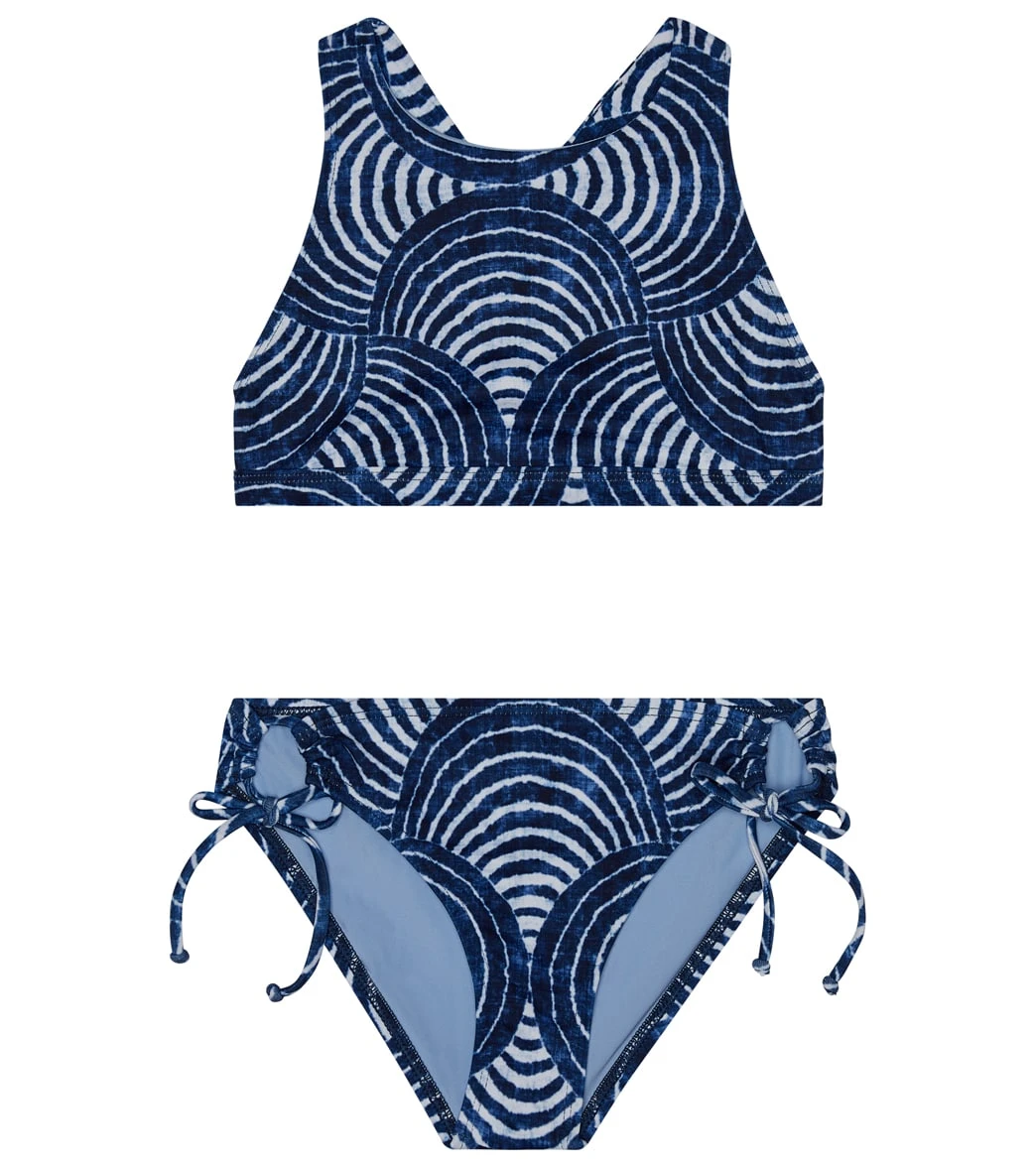 Splendid Girls' Indigo Two Piece Bikini Set (Big Kid) 2 Splendid Girls' Indigo Two Piece Bikini Set (Big Kid)