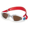AQUASPHERE Kayenne Pro Polarized Goggle 2 AQUASPHERE Kayenne Pro Polarized Goggle -Swimming Equipment Store 7621711691944 brownpolarizedlenswhitewithredstrap 1a
