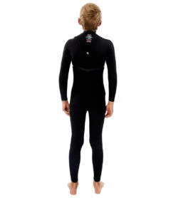 Rip Curl Youth 3/2MM Flashbomb 32Gb Chest Zip Fullsuit Wetsuit -Swimming Equipment Store 7628056330408 black 3a
