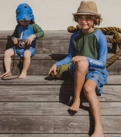 Boys' Surf Safari Swim Trunks (Toddler, Little Kid, Big Kid) -Swimming Equipment Store 7631514075304 blue 6a