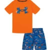 Under Armour Boys' UA Shark Fest Short Sleeve Swim Set (Toddler) -Swimming Equipment Store 7647431262376 orangeblast 1a