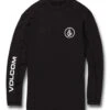 Volcom Men's Lido Solid Long Sleeve UPF 50 Rash Guard 1 Volcom Men's Lido Solid Long Sleeve UPF 50 Rash Guard -Swimming Equipment Store 7648541180072 black 1a