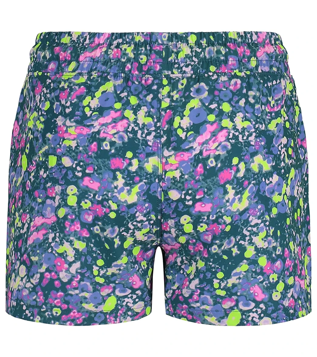 Under Armour Girls' UA Base Micro Meadow UPF Shorts (Big Kid) 4 Under Armour Girls' UA Base Micro Meadow UPF Shorts (Big Kid) - Image 2