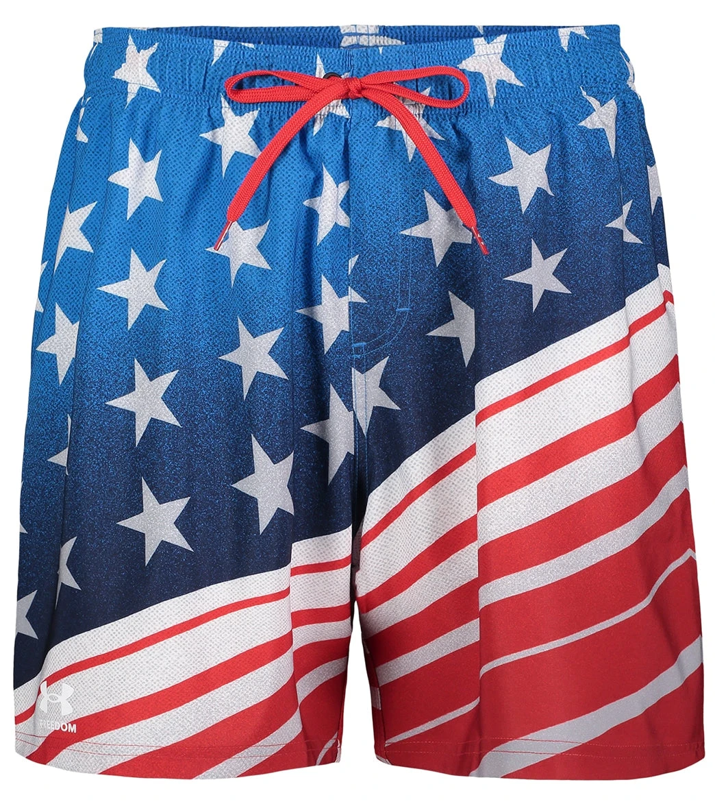 Under Armour Men's UA Stars & Stripes Swim Trunks 8 Under Armour Men's UA Stars & Stripes Swim Trunks - Image 6