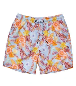 Men's Boho Tropical Sustainable Swim Trunks
