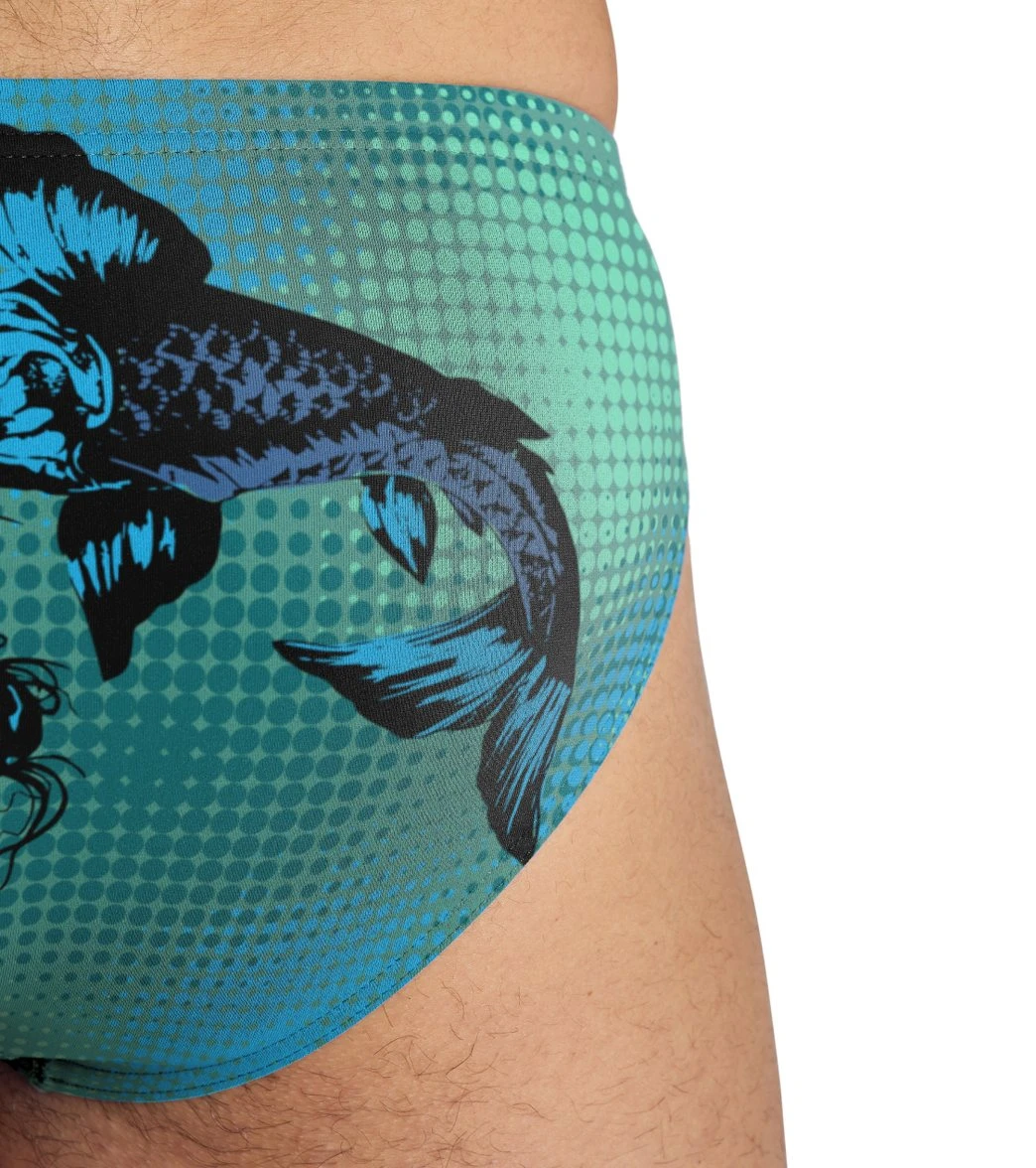 Arena Men's Drew Kibler Fishes Brief Swimsuit 7 Arena Men's Drew Kibler Fishes Brief Swimsuit - Image 5