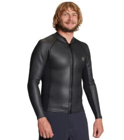 Billabong Men's 4/3mm Absolute GBS Back Zip Fullsuit Wetsuit -Swimming Equipment Store 7710353719464 black 3a