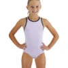 TYR Girls' Solid Olivia Fit One Piece Swimsuit (Little Kid, Big Kid) -Swimming Equipment Store 7710367088808 lavender 1a