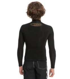 Quiksilver Youth 1.5mm Everyday Sessions Pullover Jacket -Swimming Equipment Store 7716877631656 black 3a